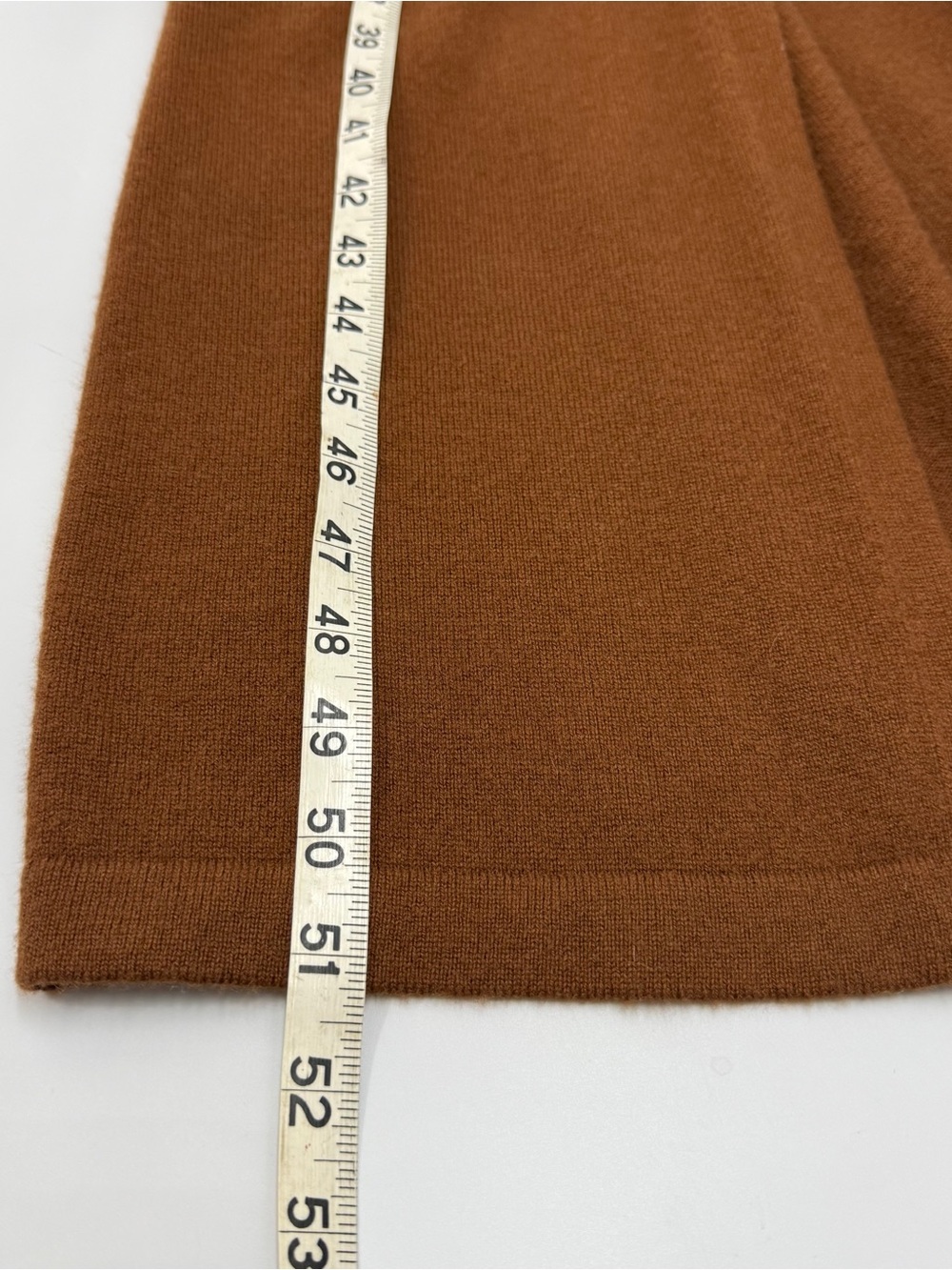 Theory 100% Cashmere Open Front Duster Cardigan Women’s S Brown Pockets - Picture 11 of 12